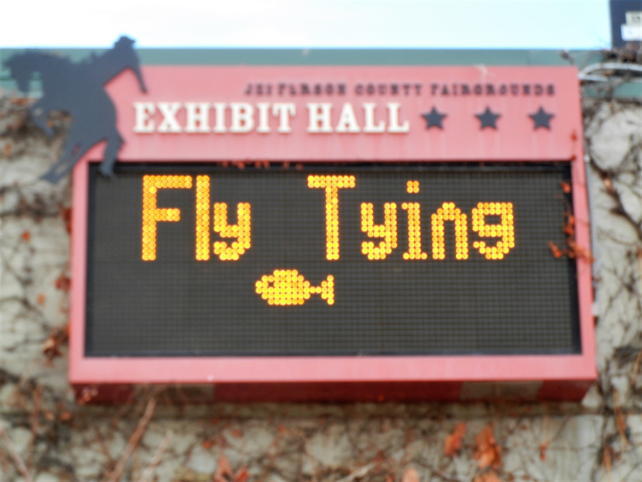 Fly Tying Clinic Sign